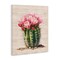 Stupell Industries Blooming Floral Cactus Canvas Wall Art Design by Lettered and Lined